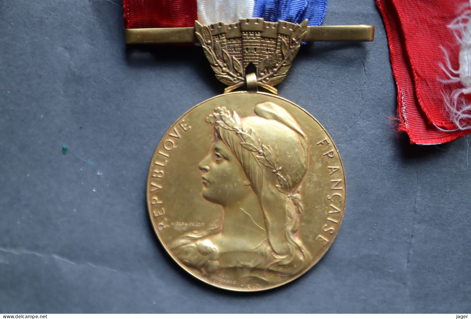Grande Médaille De PRIX  Attribuée Mariane  Par O.ROTY - Frankrijk