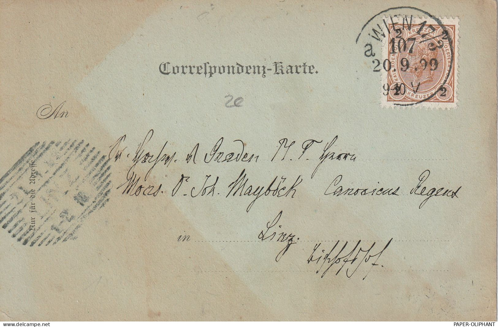 A 8630 MARIAZELL, Dom Mit Geschäften / Landkarte, 1899 - Mariazell