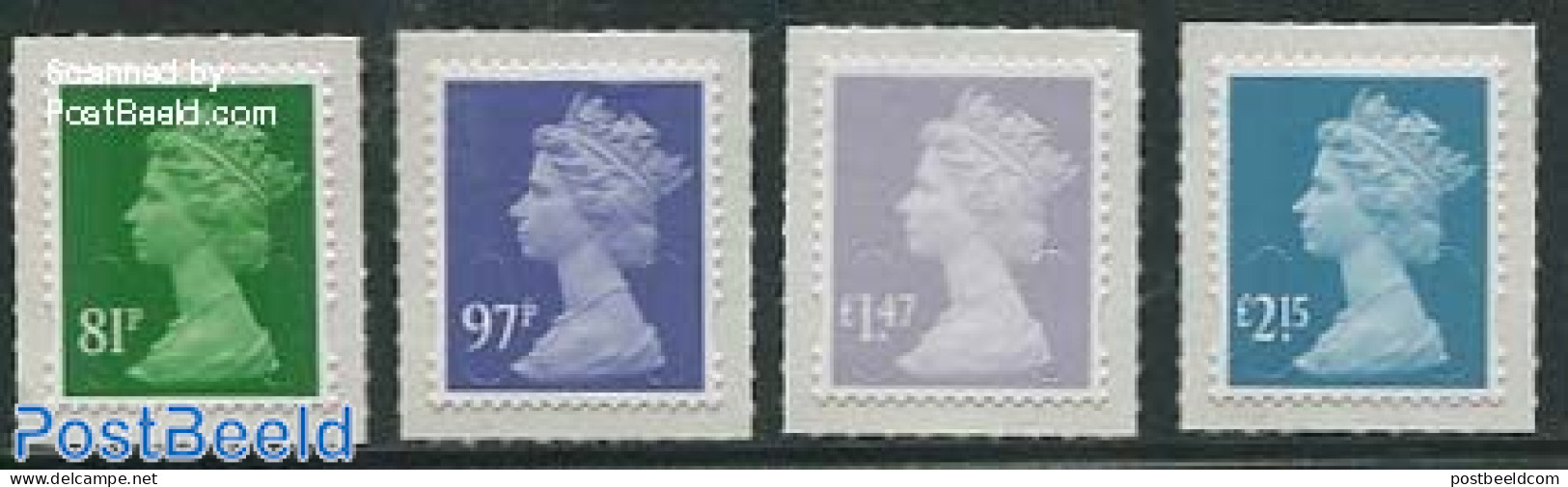 Great Britain 2014 Definitives, Machin 4v S-a, Mint NH - Ungebraucht