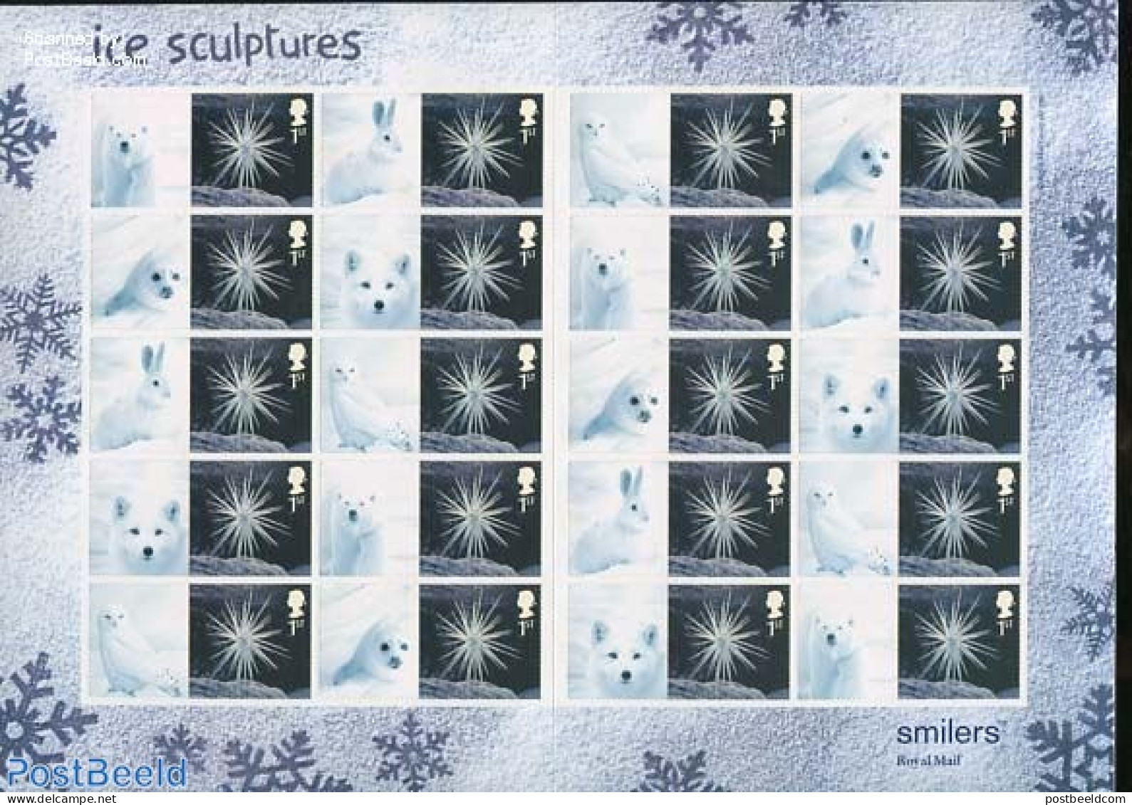 Great Britain 2003 Christmas Label Sheet, Mint NH - Unused Stamps