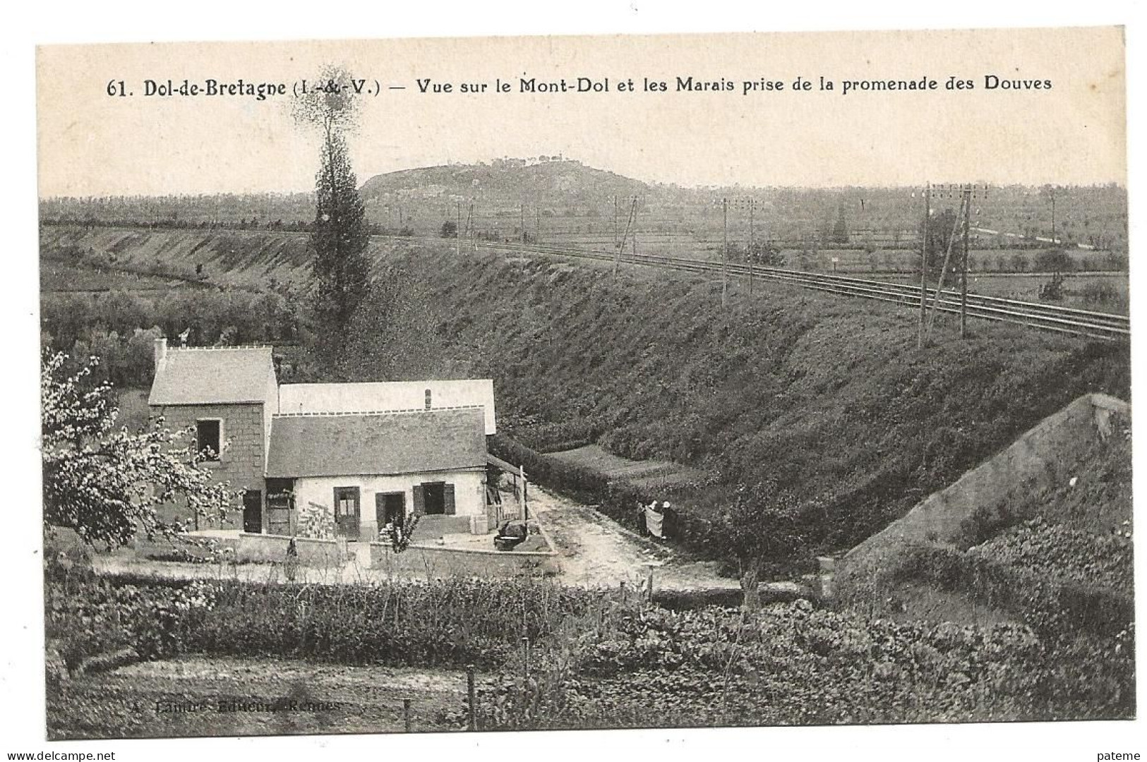 Dol De Bretagne Vue Sur Le Mont-dol - Dol De Bretagne