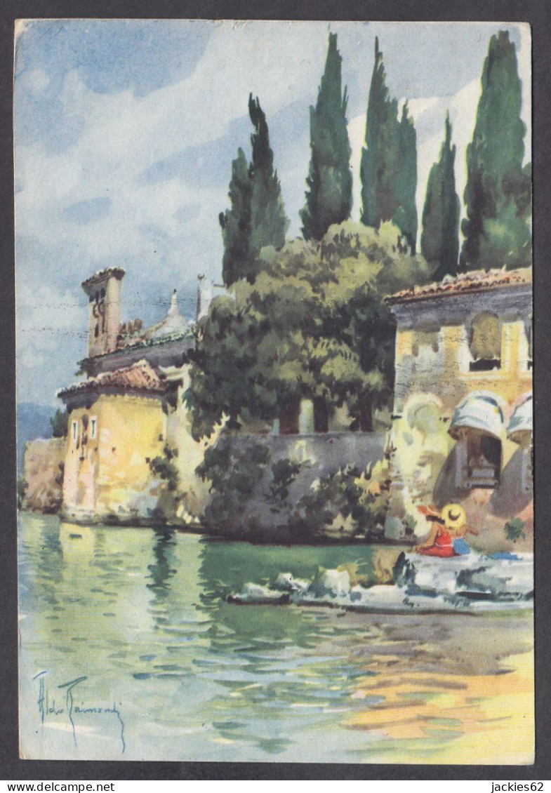 PR346/ Aldo RAIMONDI, *Vigilio, Lago Di Garda* - Malerei & Gemälde