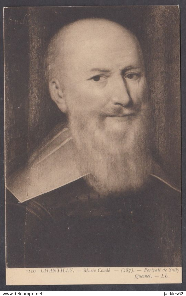 PQ106/ François QUESNEL, *Portrait De Sully*, Chantilly, Musée Condé - Malerei & Gemälde