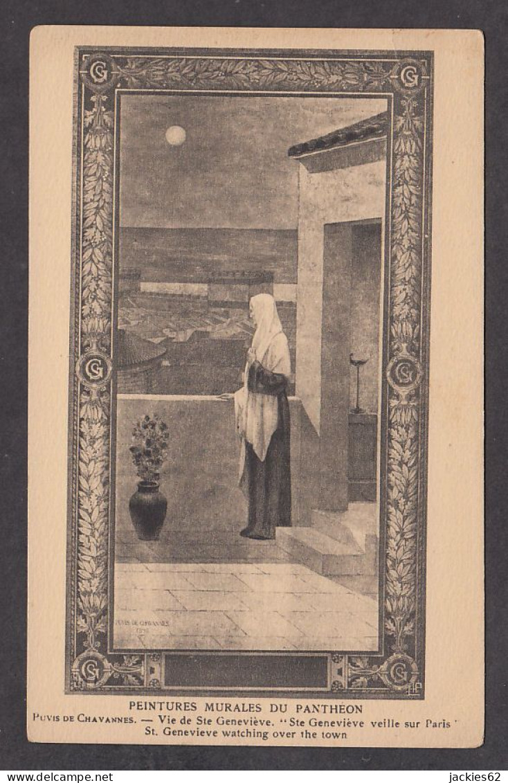 PP152/ Pierre PUVIS DE CHAVANNES, *Sainte Geneviève Veillant Sur Paris*, Décoration Du Panthéon De Paris - Paintings