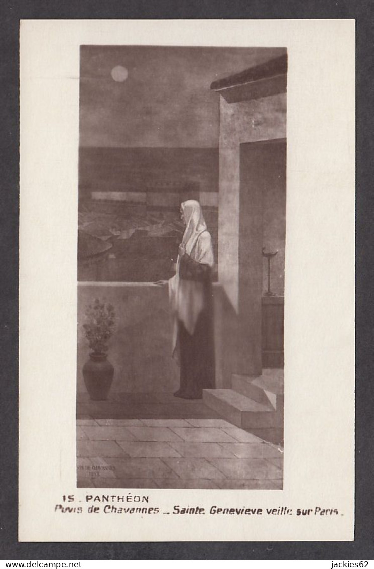 PP151/ Pierre PUVIS DE CHAVANNES, *Sainte Geneviève Veillant Sur Paris*, Décoration Du Panthéon De Paris - Pintura & Cuadros