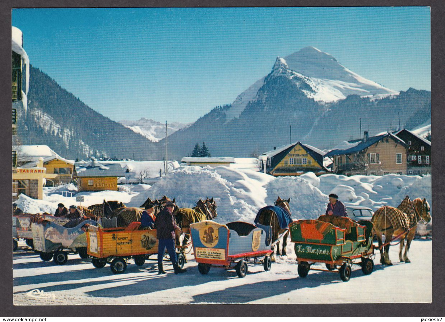 080181/ MORZINE, Les Traîneaux, Pointe De Nyon - Morzine