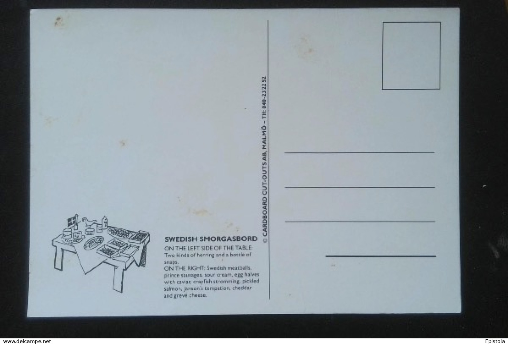 ► Table Maquette Suédoise (Cardboard Cut-outs Malmo) - Cartoline Con Meccanismi