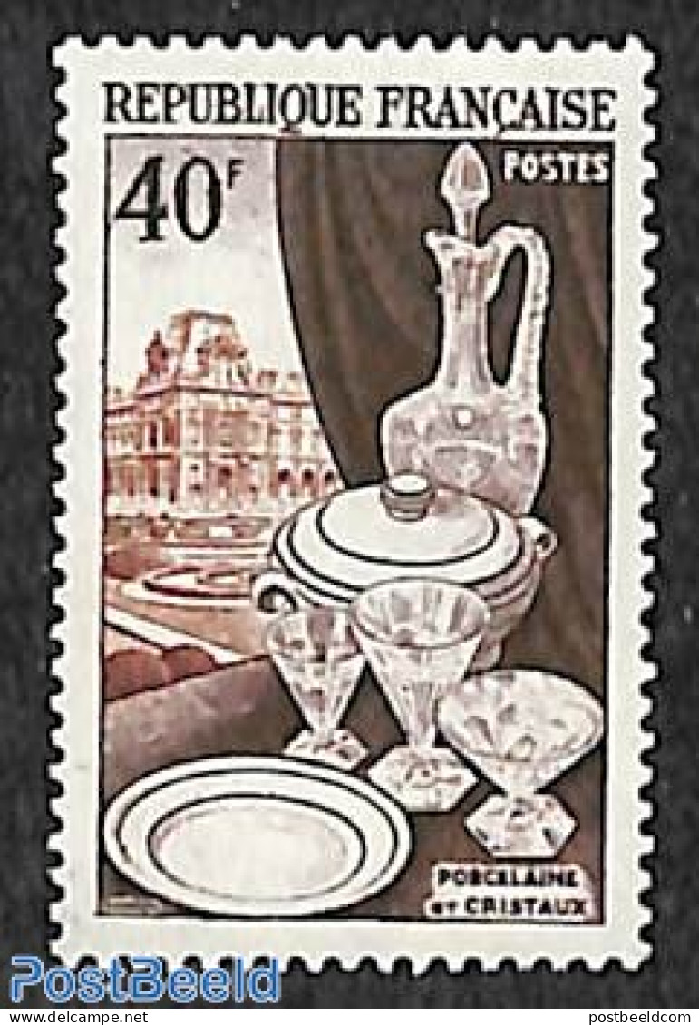France 1954 40f, Stamp Out Of Set, Mint NH, Art & Antique Objects - Nuovi