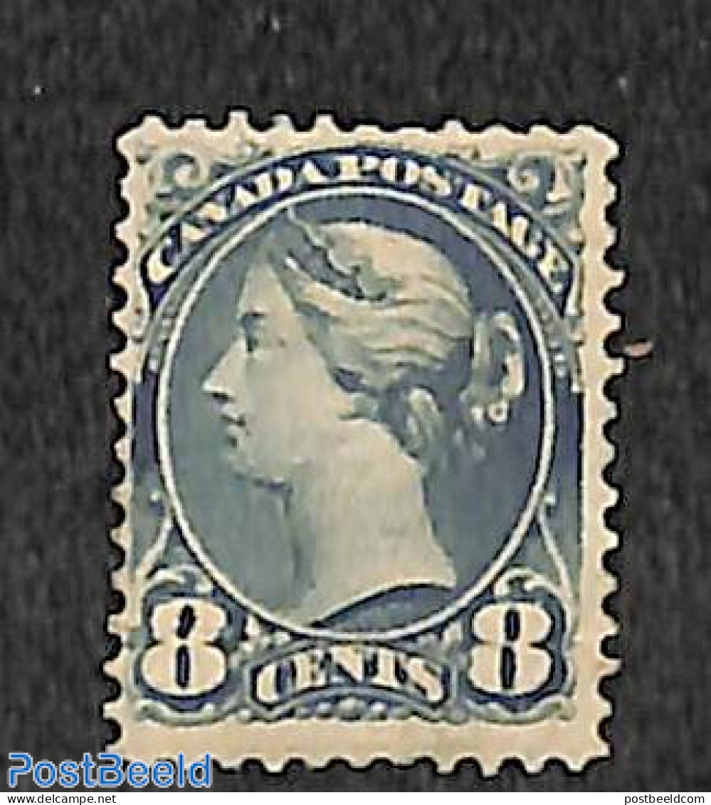 Canada 1893 8c, Bluegrey, Stamp Out Of Set, Unused (hinged) - Neufs