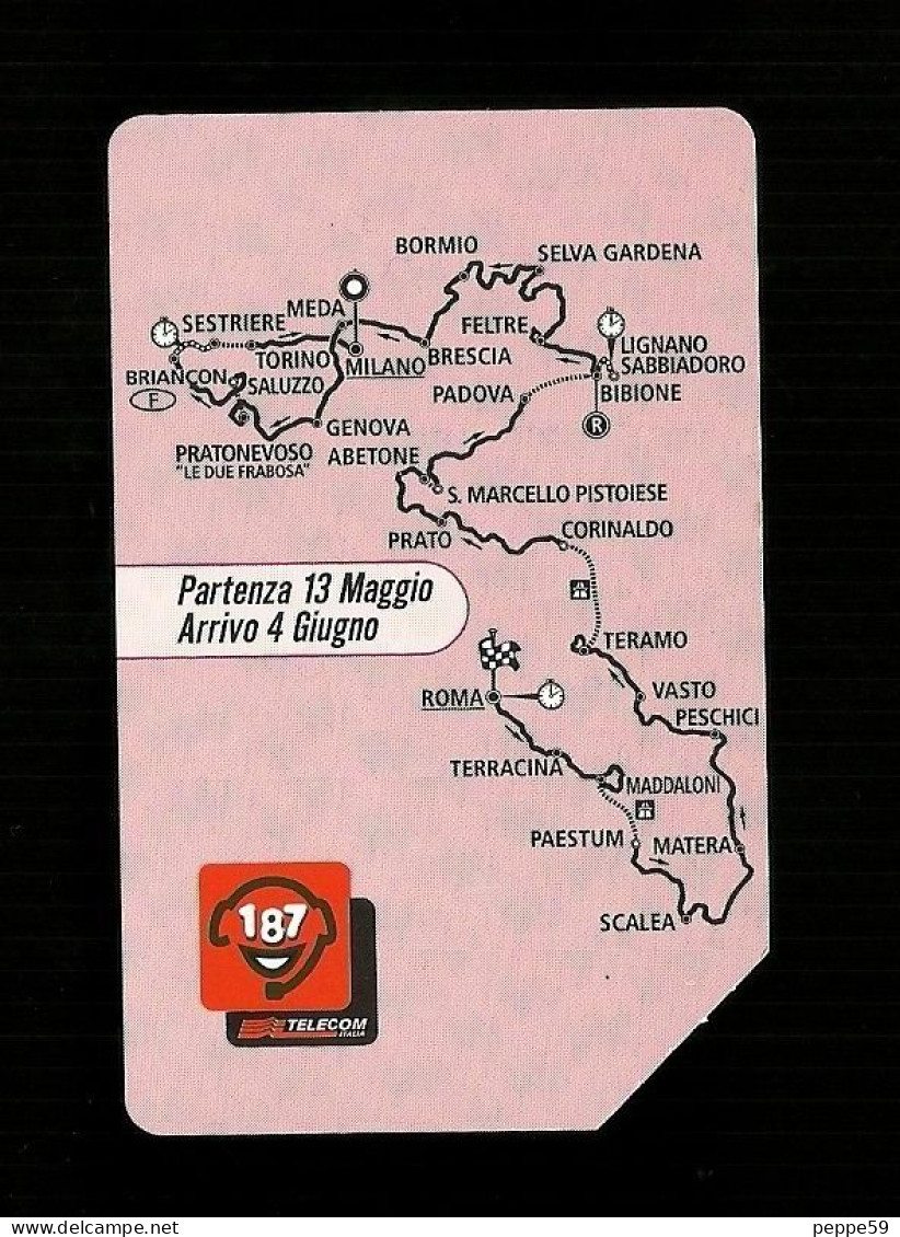 1171 Golden - Giro D' Italia Percoso Da Lire 5.000 Telecom - Publiques Publicitaires