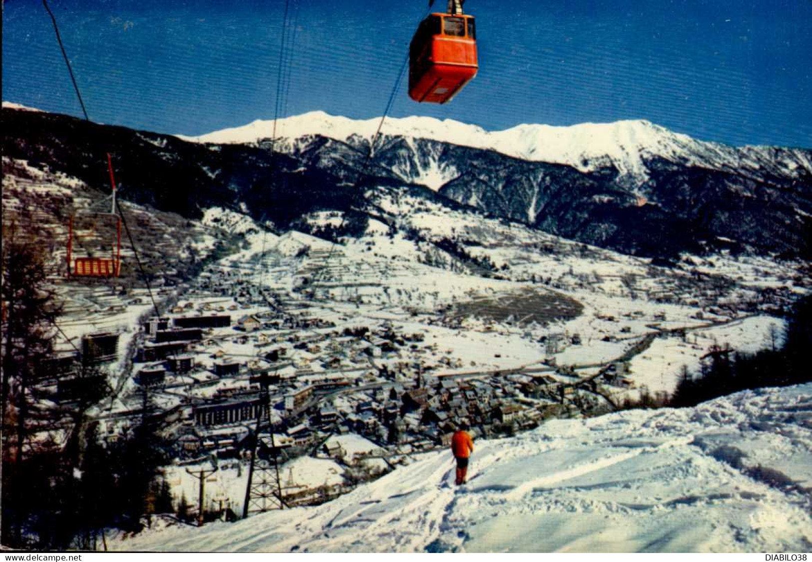 SERRE-CHEVALIER  ( HAUTES ALPES )   LE TELEPHERIQUE DE SERRE CHEVALIER - Serre Chevalier