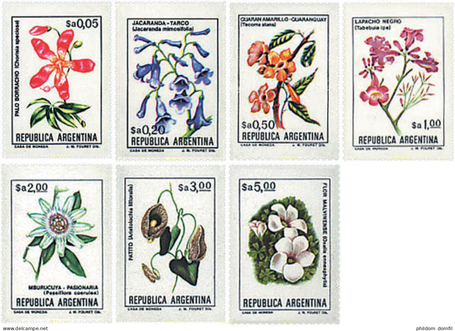 729625 MNH ARGENTINA 1983 FLORES - Ongebruikt