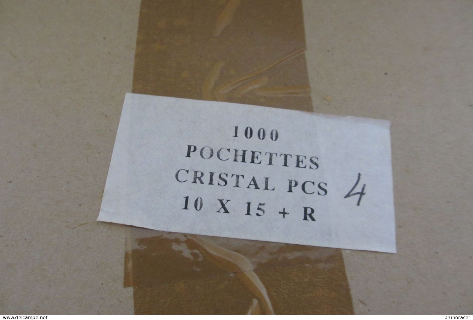 LOT DE  DE 1800 POCHETTES CRISTAL ENVIRON 10 X 15 Cm + RABAT ETAT NEUF JAMAIS SERVIS  VOIR SCANS - Schutzhüllen