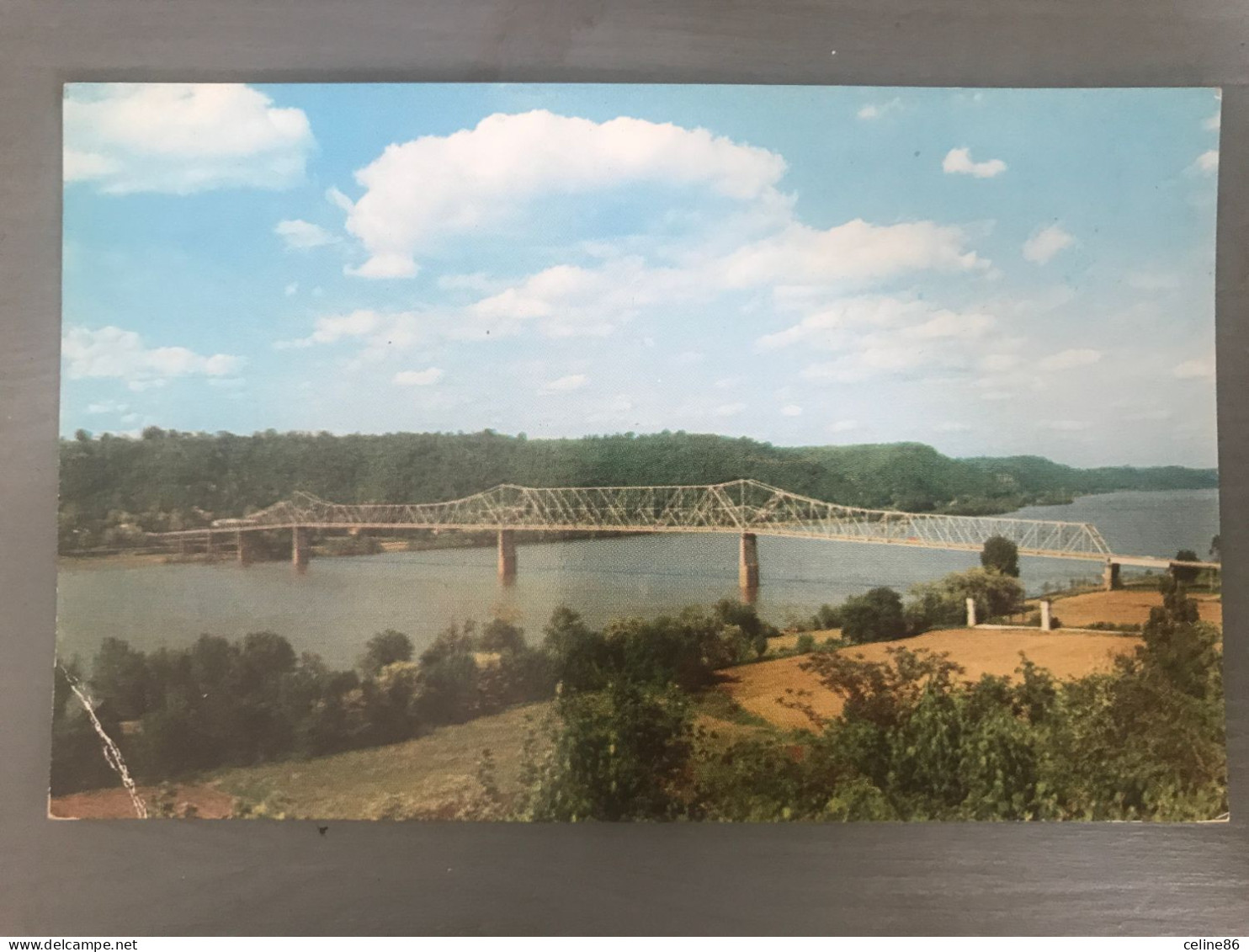 Free Bridge Crossing The Ohio River From Milton, Kentucky To Madison - Altri & Non Classificati