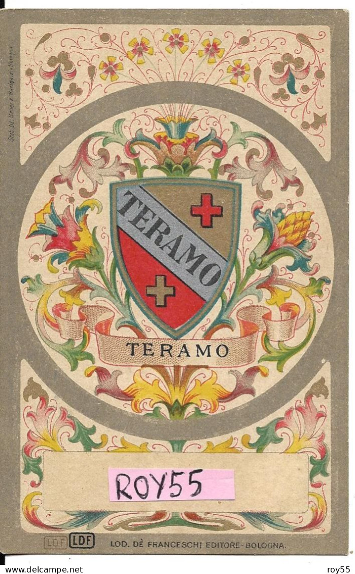 Abruzzo-teramo Stemma Di Teramo Vecchio Stemma Teramano Primi 900 (f.piccolo) - Teramo
