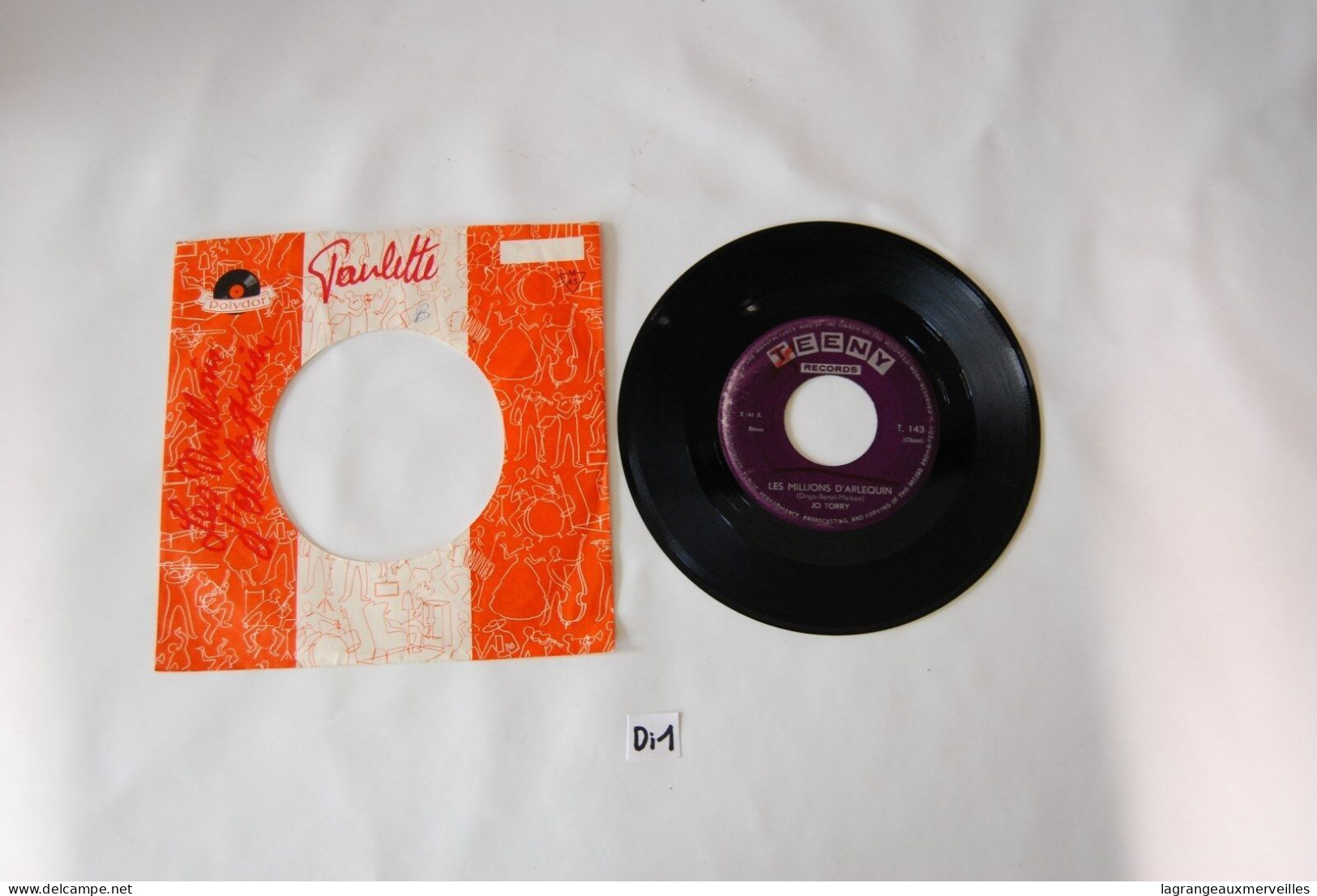 Di1- Vinyl 45 T - Jo Torry - Les Millions D'Arlequin - Teeny Records - Disco, Pop