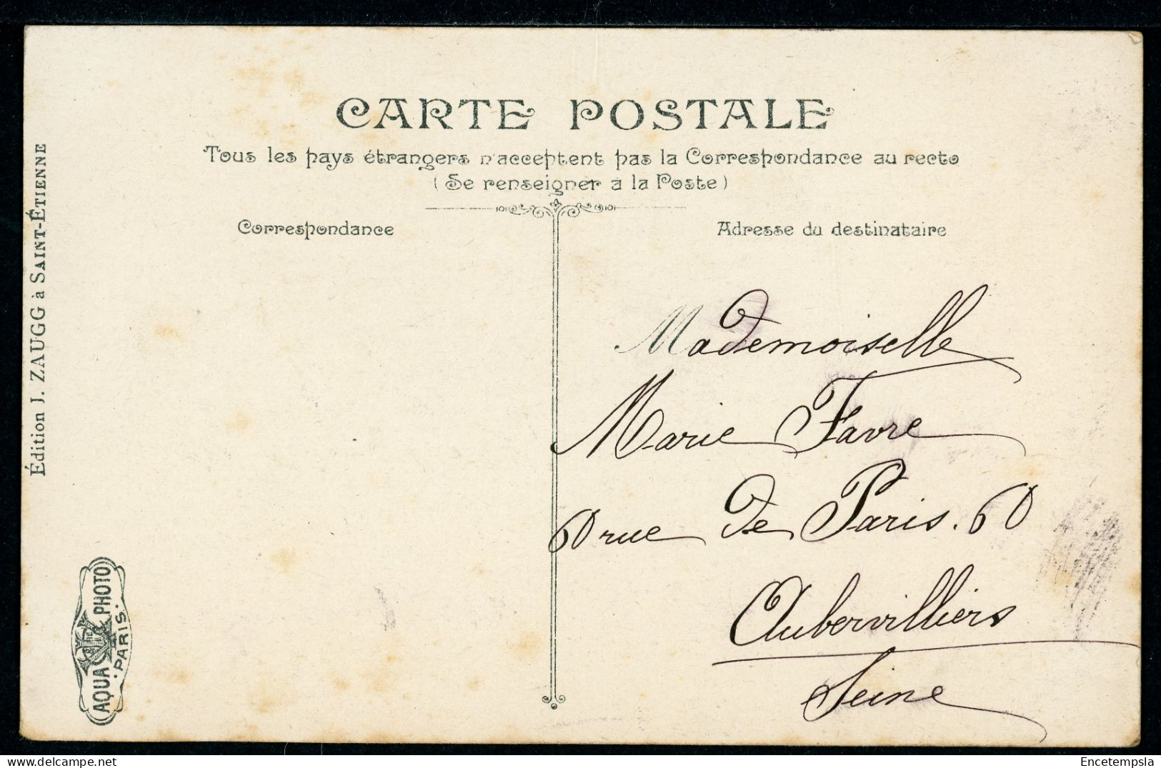 CPA - Carte Postale - France - Environs De St Etienne Rochetaillée - Le Mur Du Gouffre D'Enfer (CP24660) - Rochetaillee
