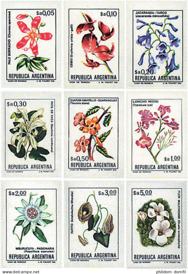 80701 MNH ARGENTINA 1983 FLORES - Nuevos