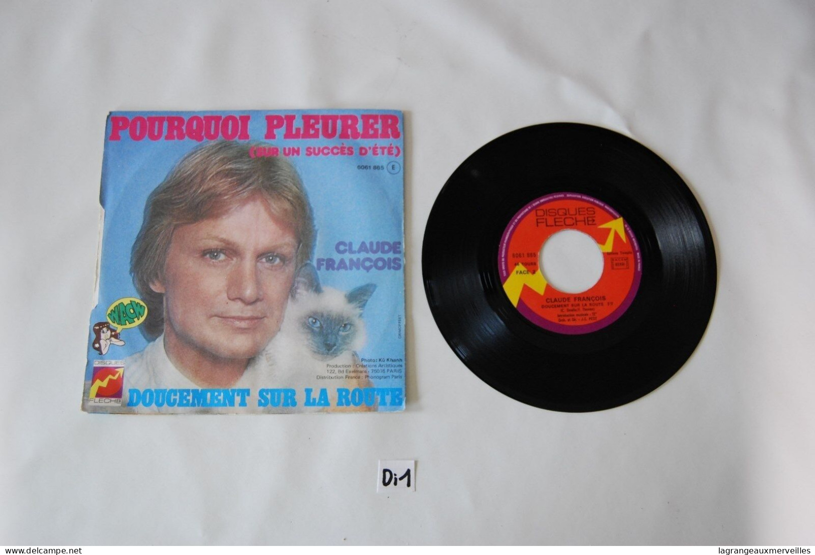 Di1- Vinyl 45 T - Claude François - Pourquoi Pleurer - Altri - Francese