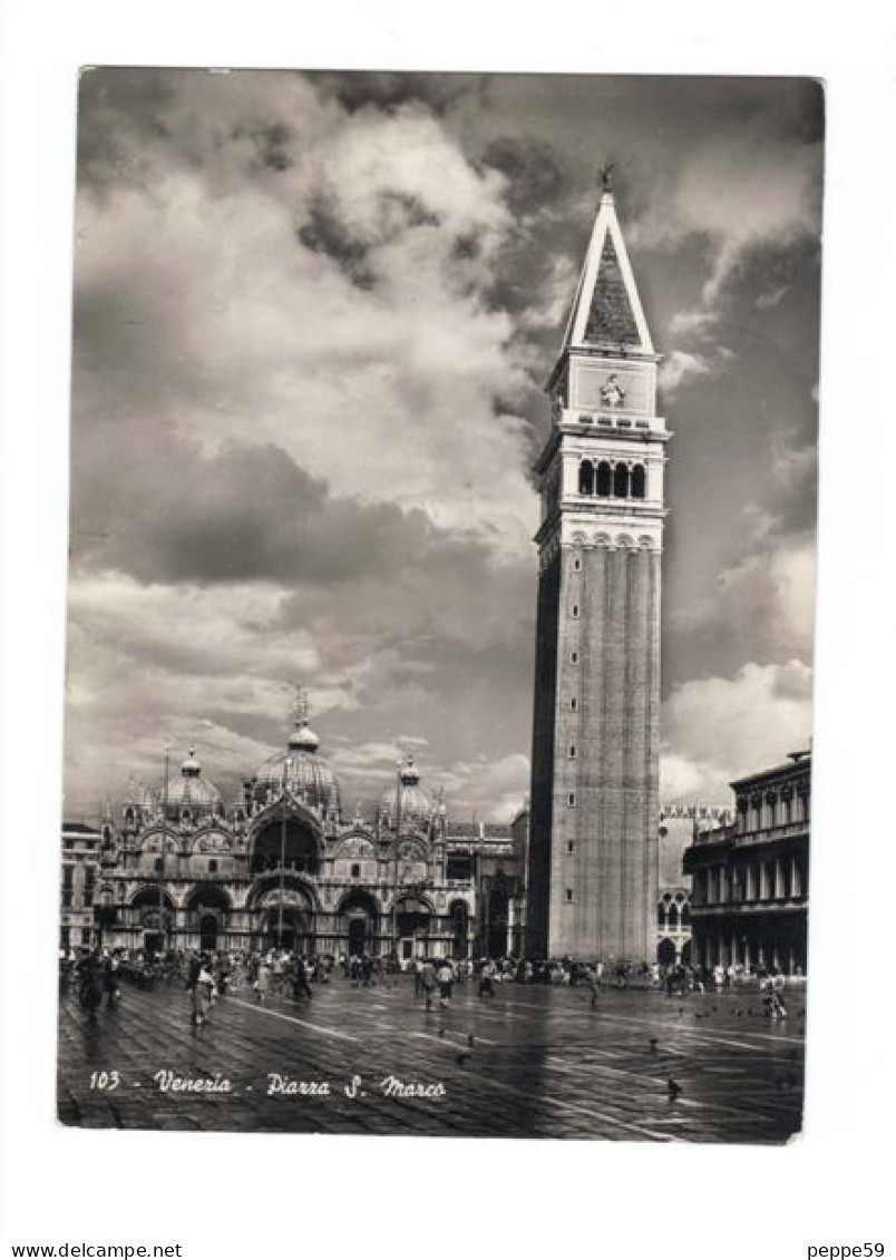 Cartolina Postale Venezia - Piazza San Marco 1  Viaggiata - Venezia (Venice)