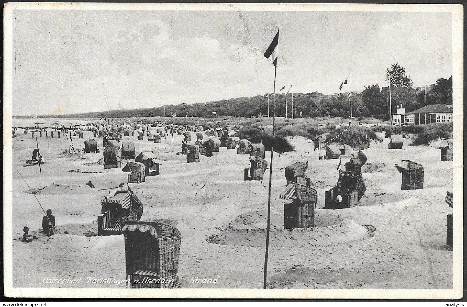 Germany Karlshagen Usedom Island View Old PPC 1938 Mailed - Usedom