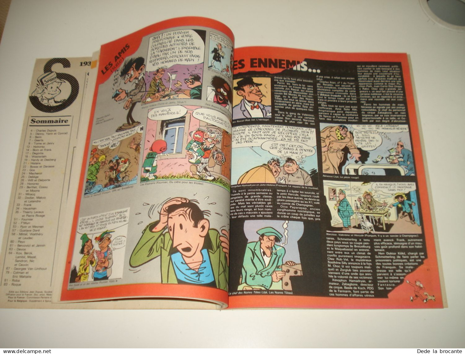 C54 / Sup. Spirou 2334 De Mars 1983 " Album +/ 45 èm Anniversaire - 1938 à 1983 - Spirou Magazine