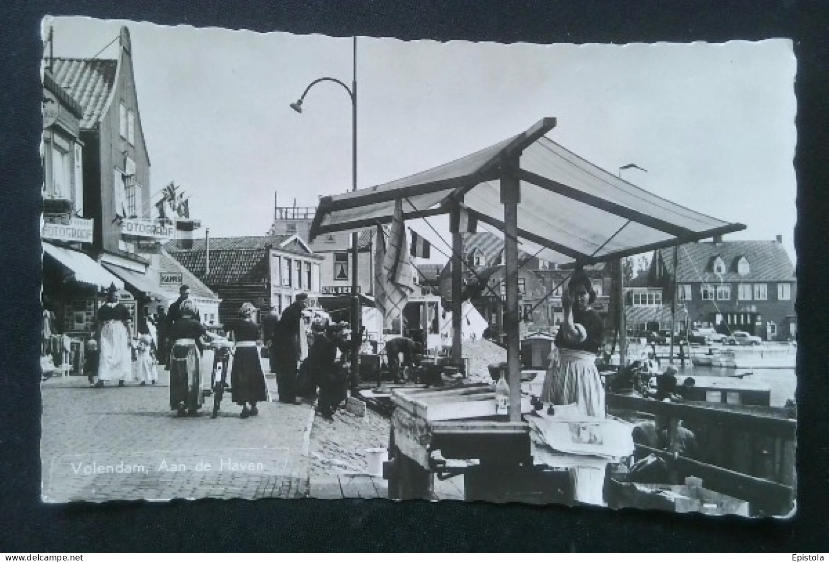 ►Cpsm Port De Volendam  - La Criée 1959 - Volendam