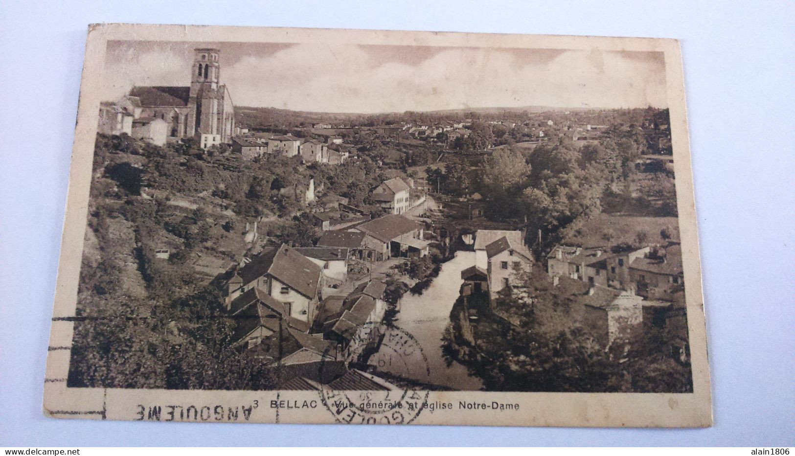 Carte Postale Ancienne ( AA8 ) De Bellac , Vue Générale - Bellac