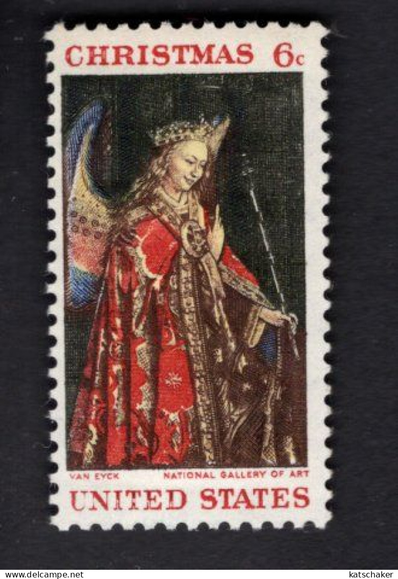 203630978 1968 SCOTT 1363 (XX) POSTFRIS MINT NEVER HINGED - CHRISTMAS  - ANGEL BY JAN VAN EYCK - Unused Stamps