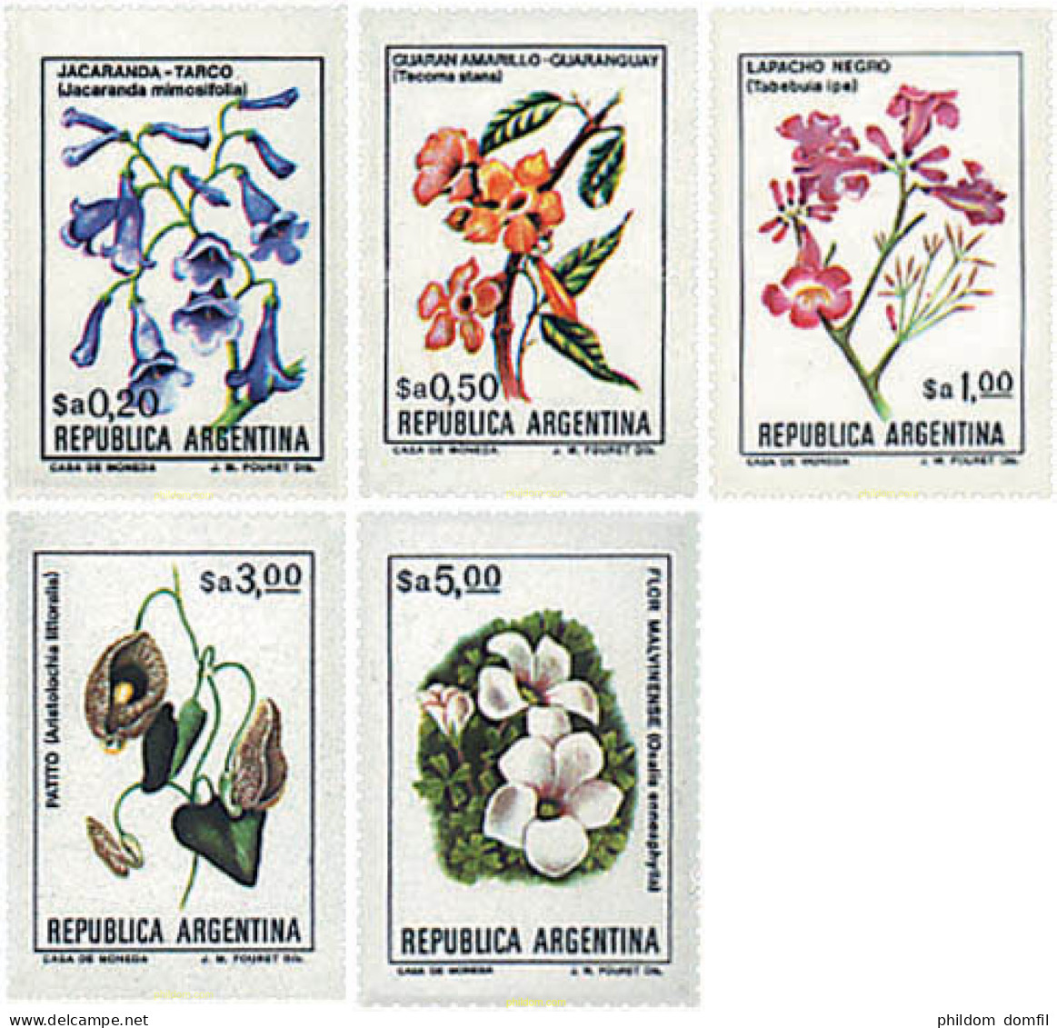 729626 MNH ARGENTINA 1983 FLORES - Ungebraucht