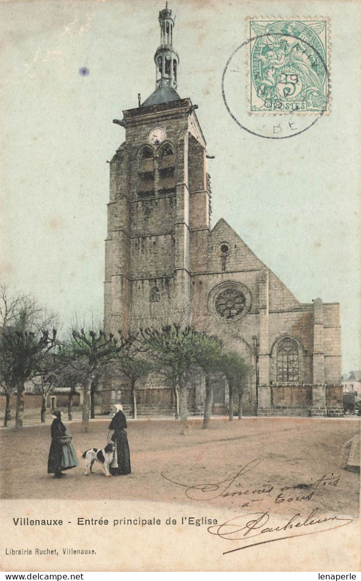 D6772 Villenauxe Entrée Principale De L'église - Andere & Zonder Classificatie