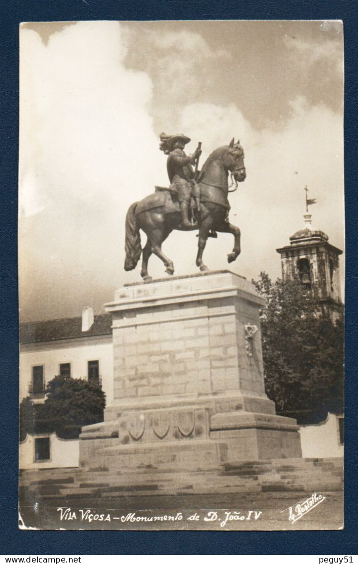 Vila Viçosa ( Région De L'Alentejo, Environs D'Evora). Monument équestre De Jean IV ( 1943- Sur Cheval Bulwark) - Evora