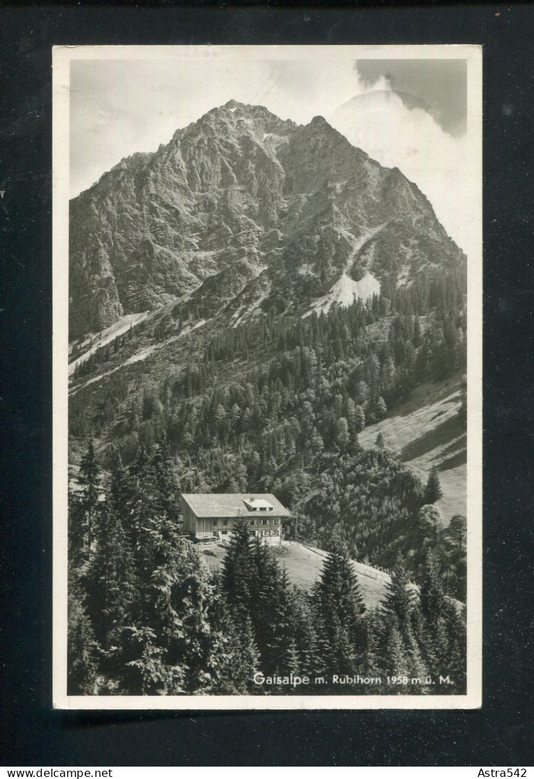 "REICHENBACH UEBER OBERSTDORF" AK "Alpengasthaus Gaisalpe" (A1149) - Oberstdorf