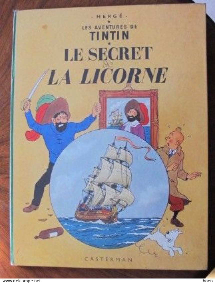 Lot de 5 BD Casterman - Aventures de TINTIN