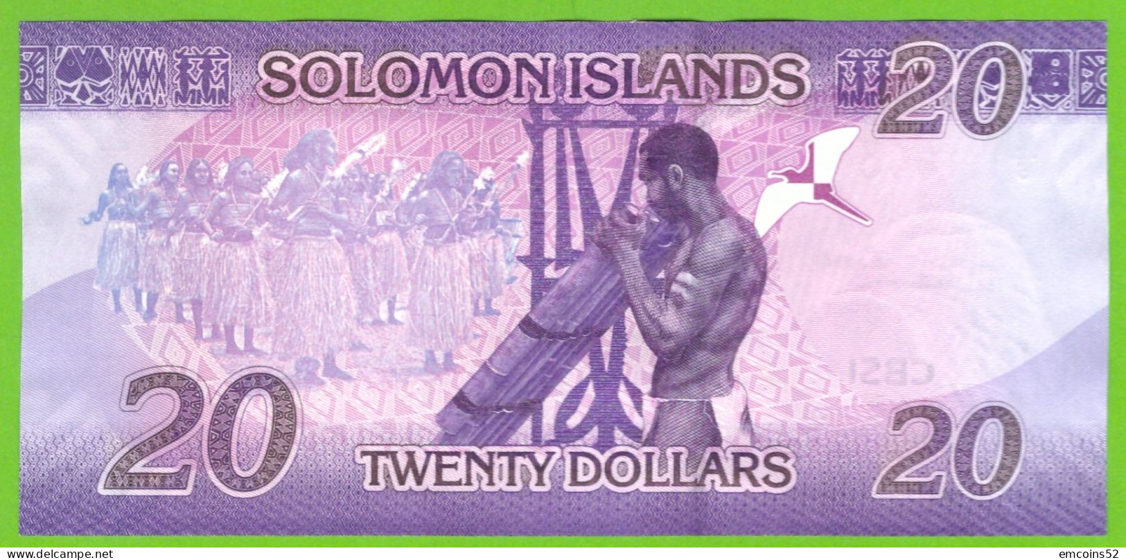 SOLOMON ISLANDS 20 DOLLARS 2017  P-34b UNC - Isla Salomon