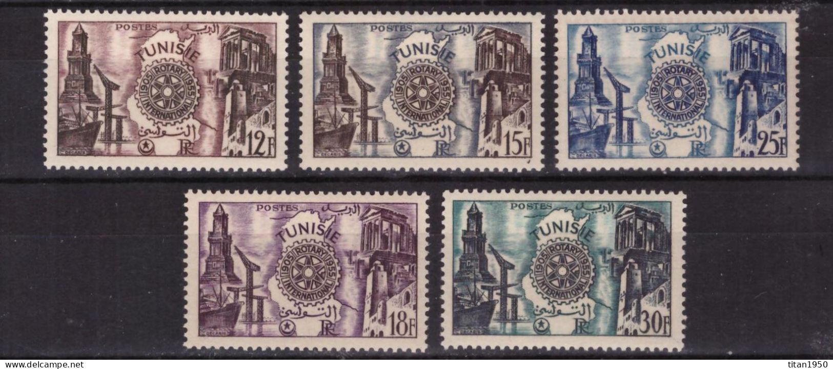 TUNISIE - Rotary International - Série De 5 Timbres Neufs **   Cote 9 € - Unused Stamps