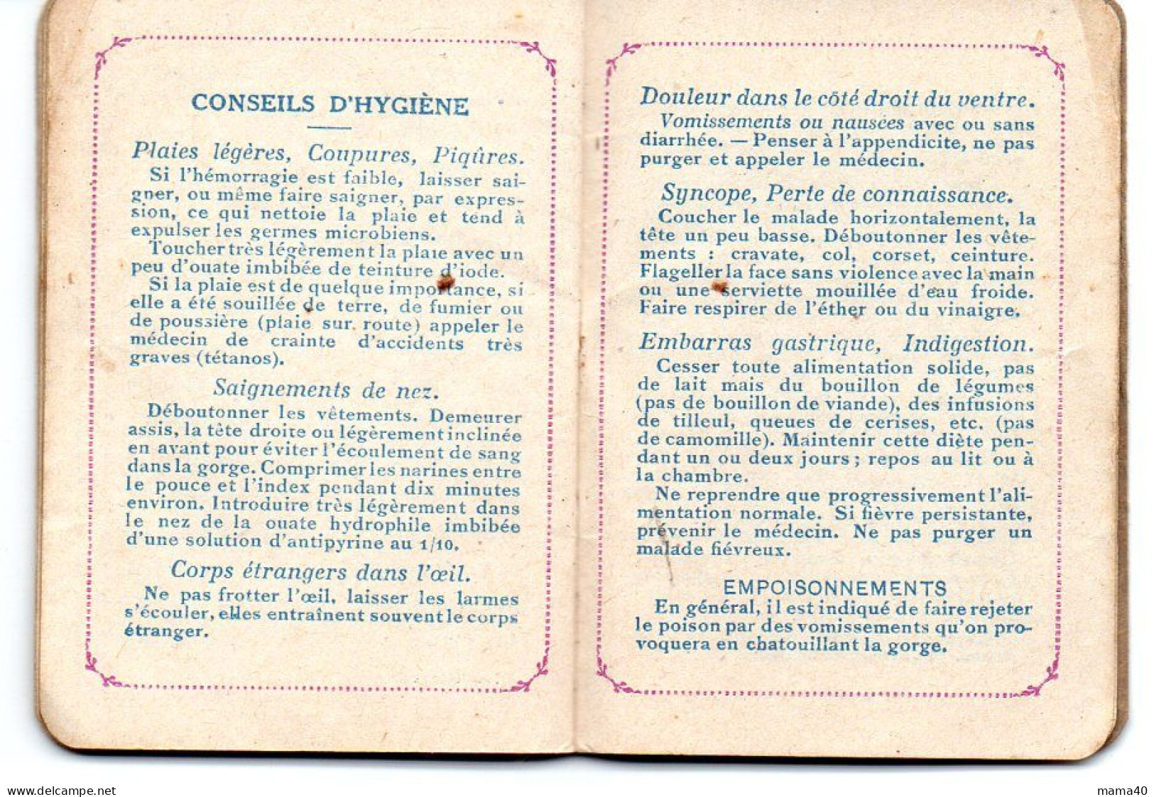 AGENDA - 1926 - PUBLICITE SIROP DE DESCHIENS - Formato Piccolo : 1921-40