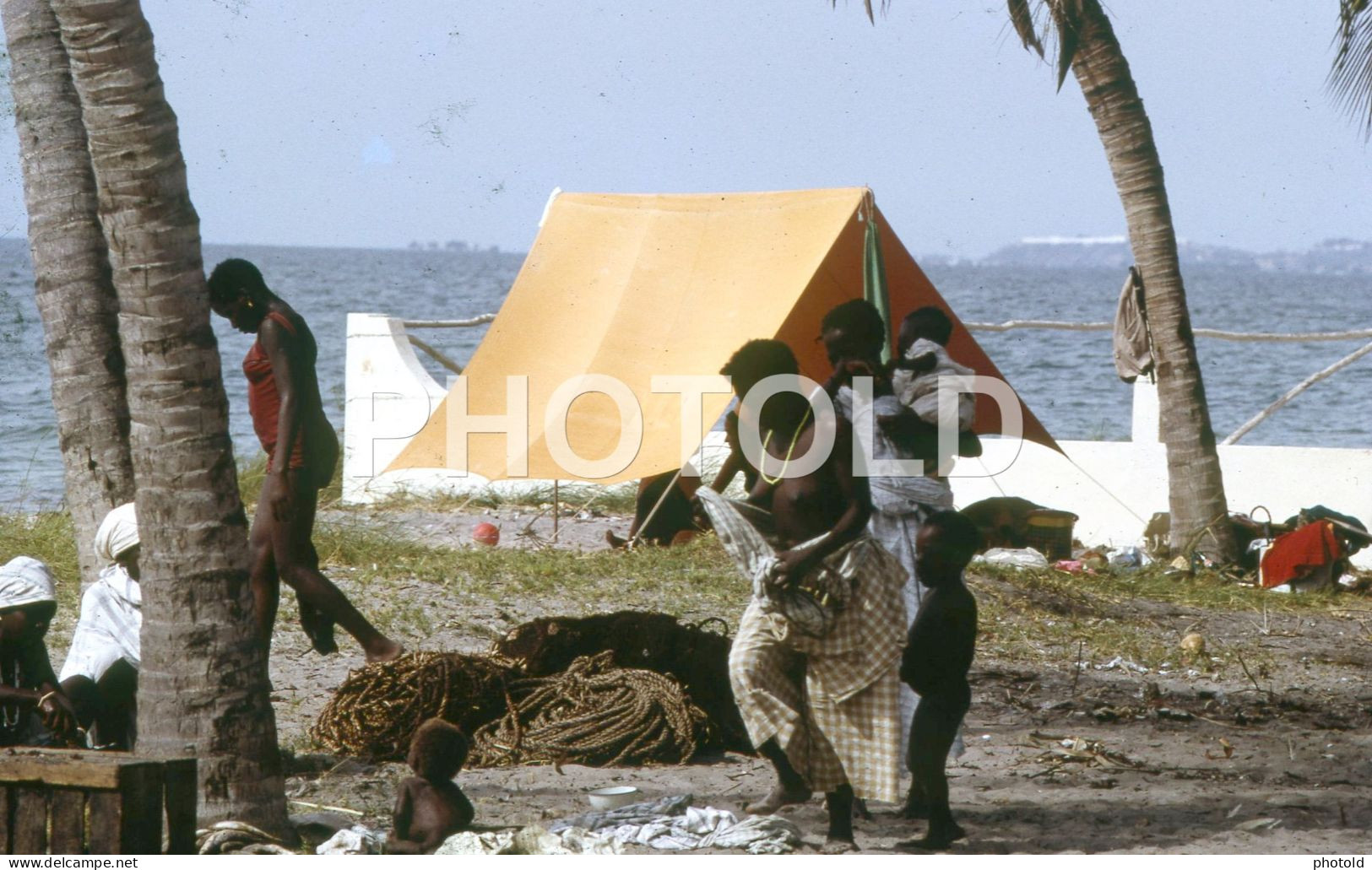 6 SLIDES SET 1966 LUANDA ANGOLA AFRICA AFRIQUE ORIGINAL AMATEUR 35mm DIAPOSITIVE SLIDE Not PHOTO FOTO NB4050 - Diapositivas