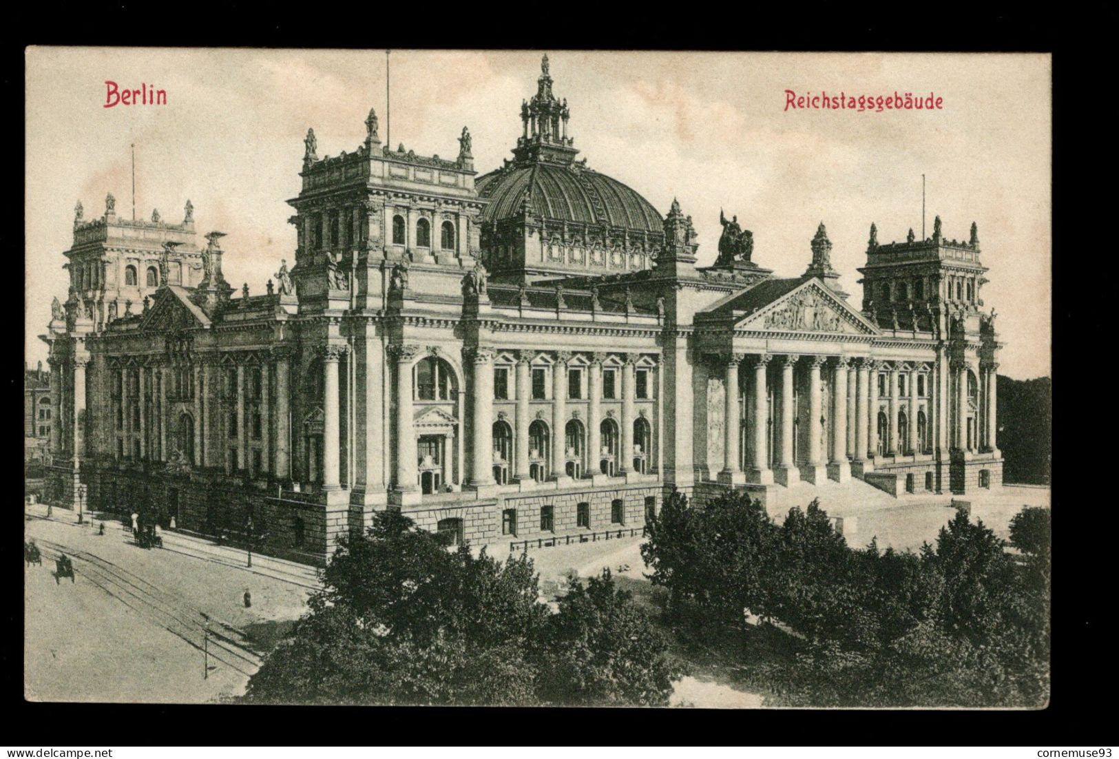 CPA ALL- BERLIN- REICHSTAGSGEBÄUDE - Sonstige & Ohne Zuordnung