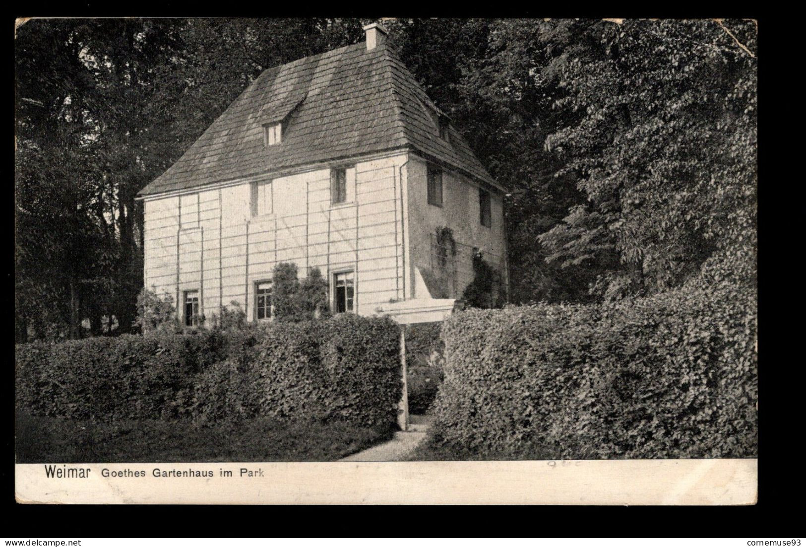 CPA ALL- WEIMAR- GOETHES GARTENHAUS IM PARK - Weimar