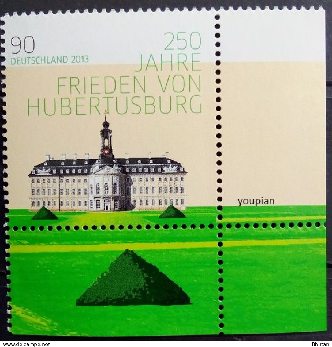 Germany 2013, 250 Years Of The Peace Of Hubertusberg, MNH Single Stamp - Ongebruikt