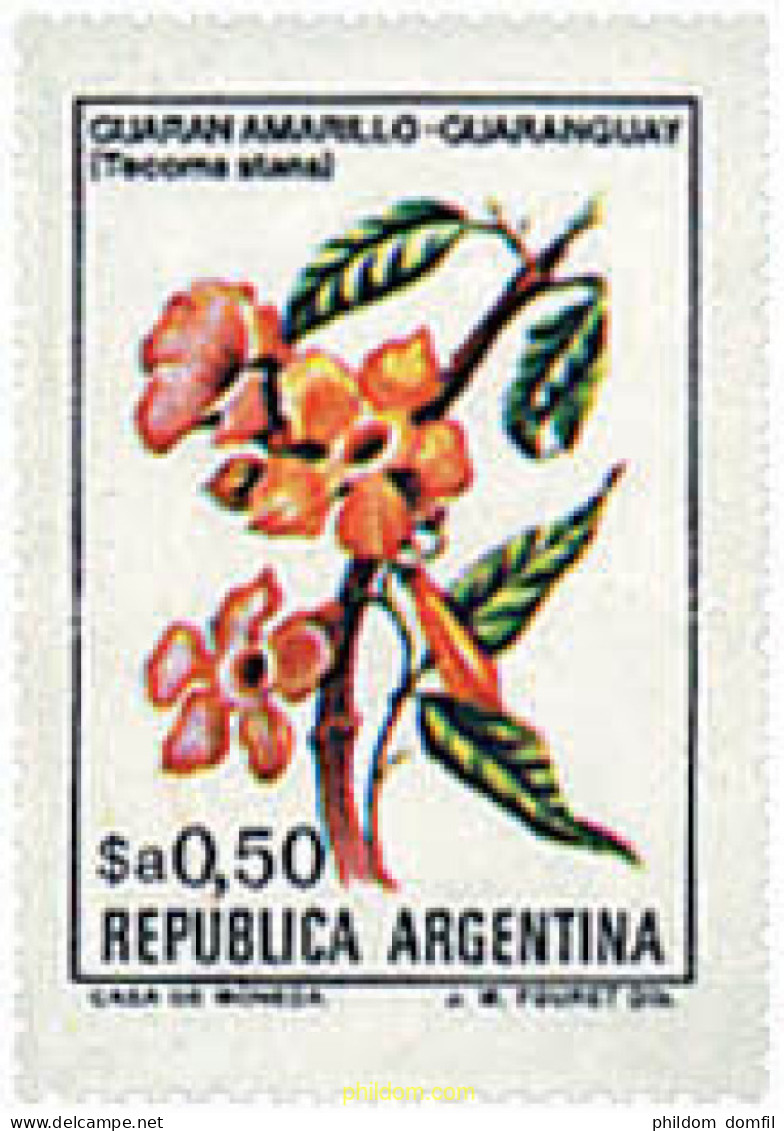 729628 MNH ARGENTINA 1983 FLORES - Ongebruikt