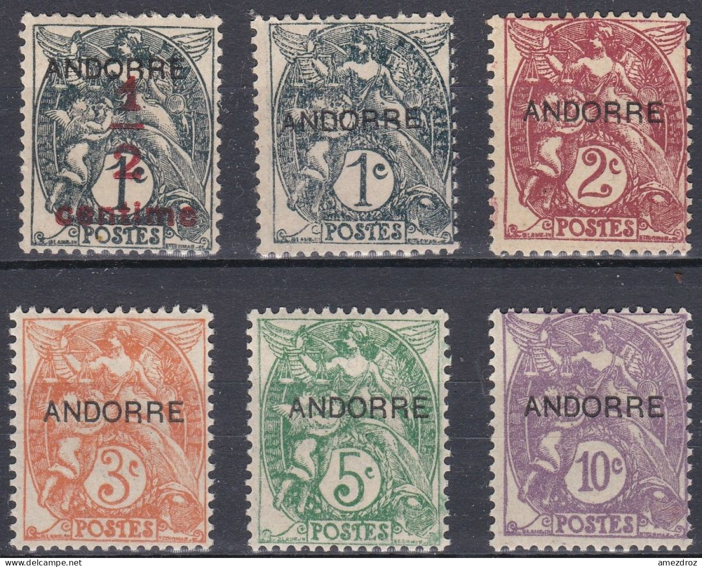 Andorre Français 1931 * Type Blanc Surchargés    (A16) - Ungebraucht
