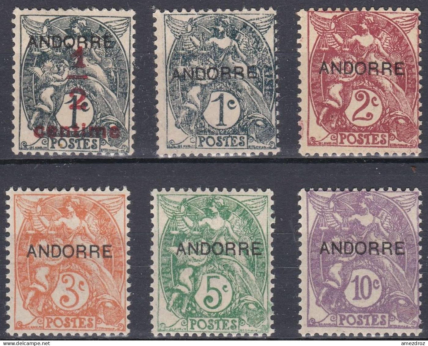 Andorre Français 1931 * Type Blanc Surchargés    (A16) - Nuevos