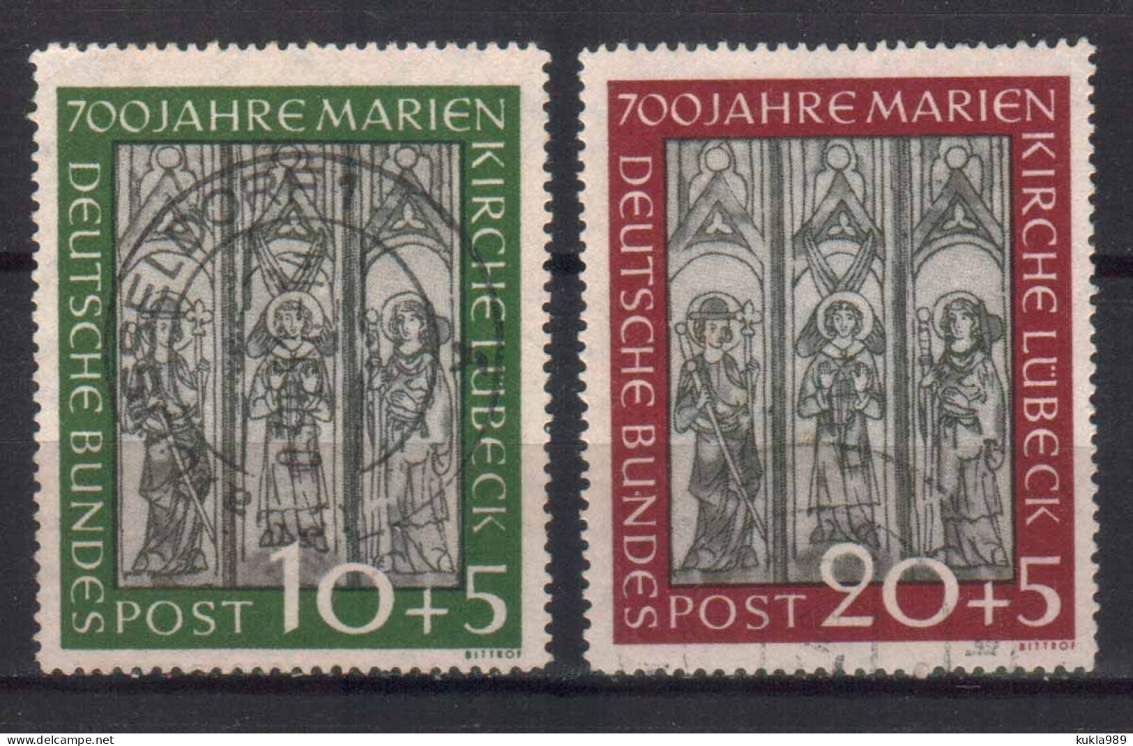 GERMANY STAMPS. 1951 , Mi.#139-140, USED - Usati