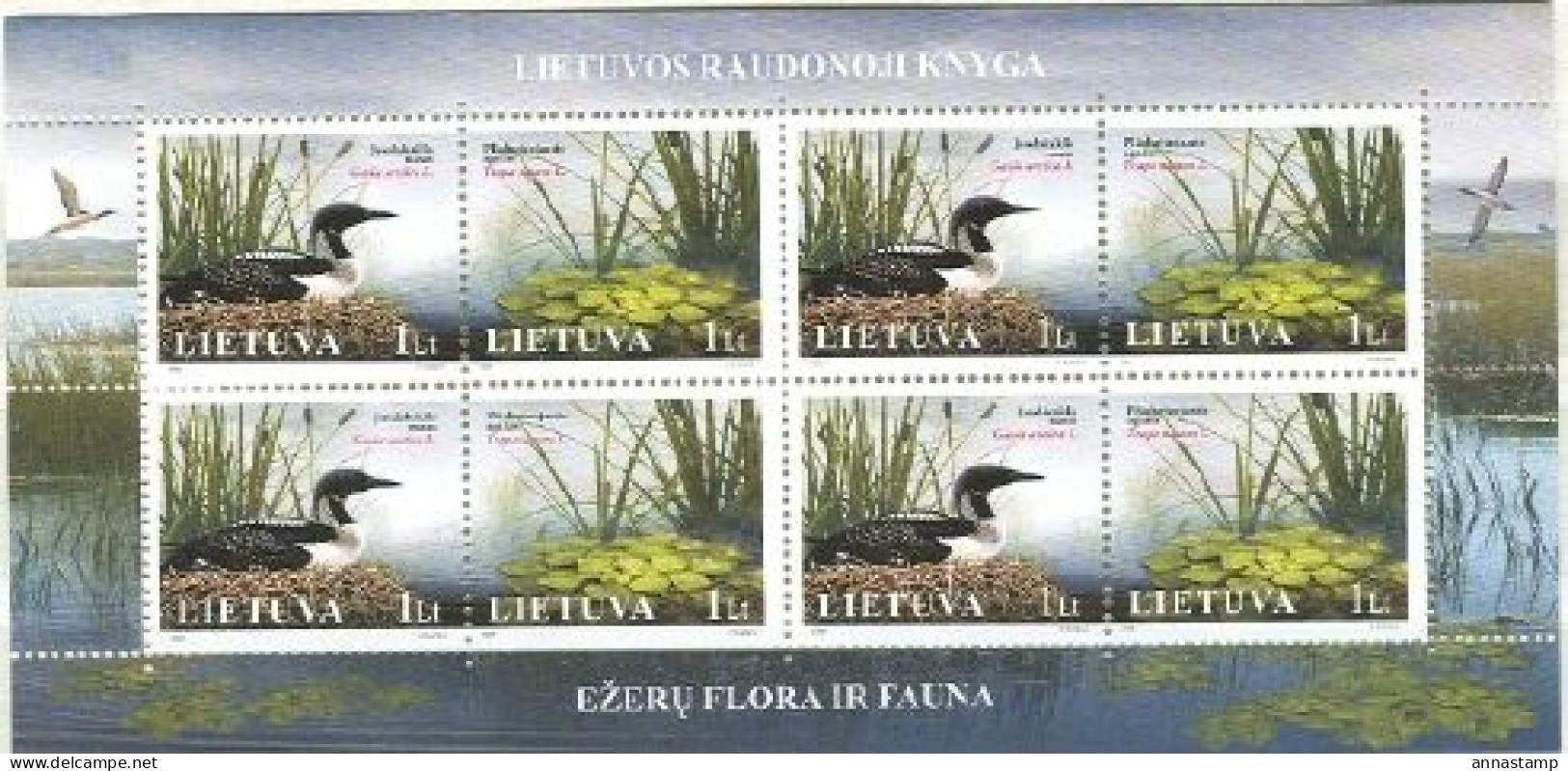 Lithuania MNH Minisheet - Environment & Climate Protection