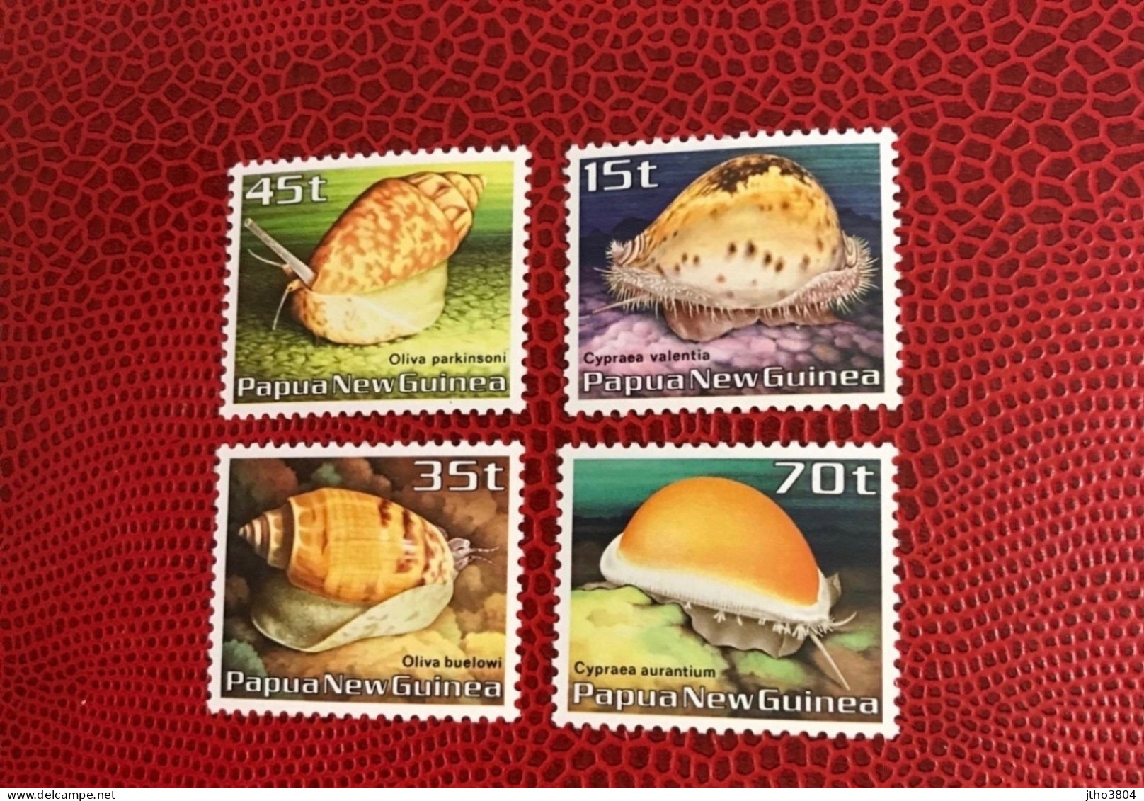 PAPOUASIE NOUVELLE GUINEE 1986 4v Neuf MNH ** Mi 516 / 519 Conchas Shells Muscheln Conchoglie PAPUA NEW GUINEA - Coquillages