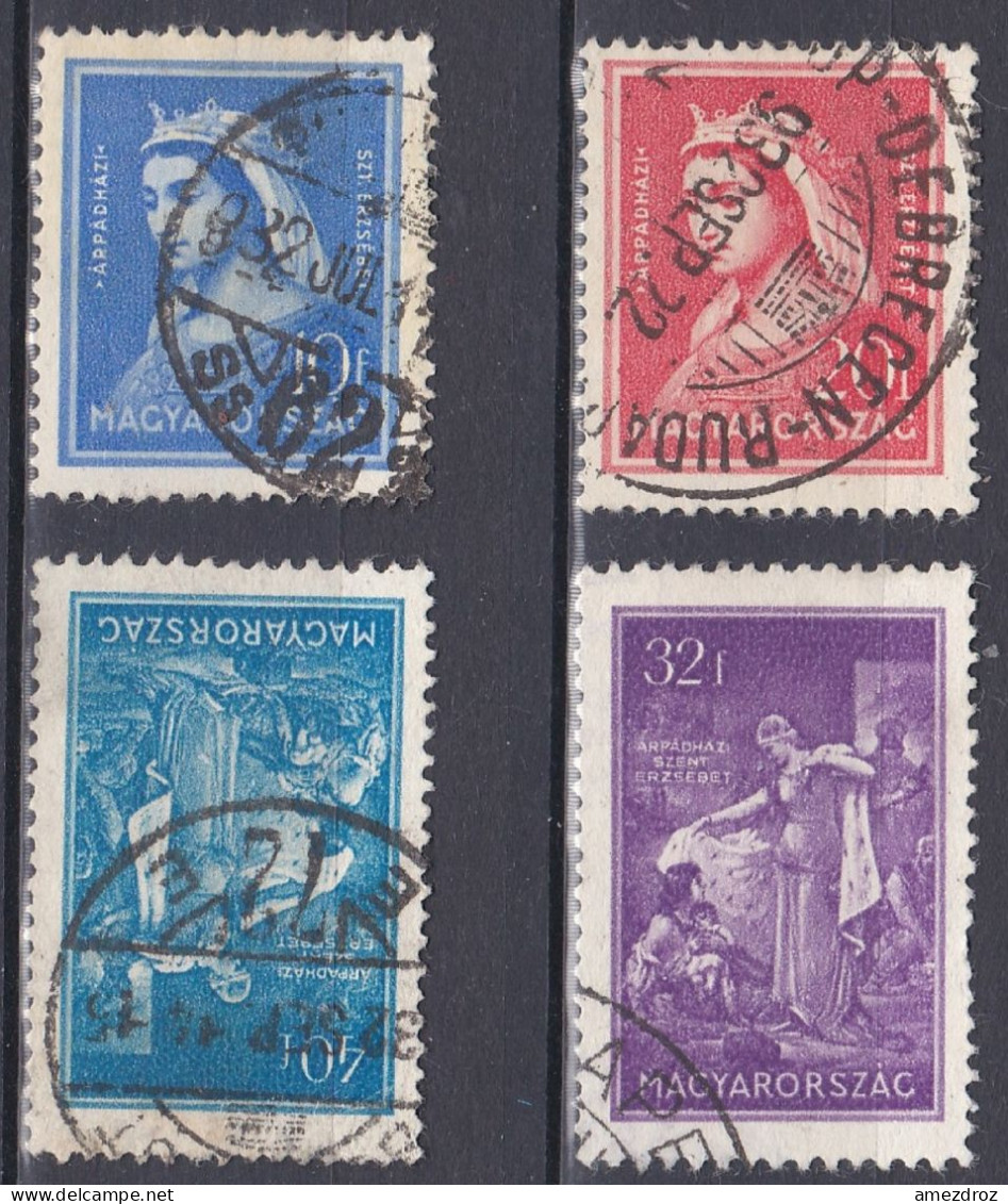 Hongrie 1932 Mi 480-483  700e Anniversaire De La Mort De Sainte Élisabeth, 1207-1231     (A16) - Used Stamps