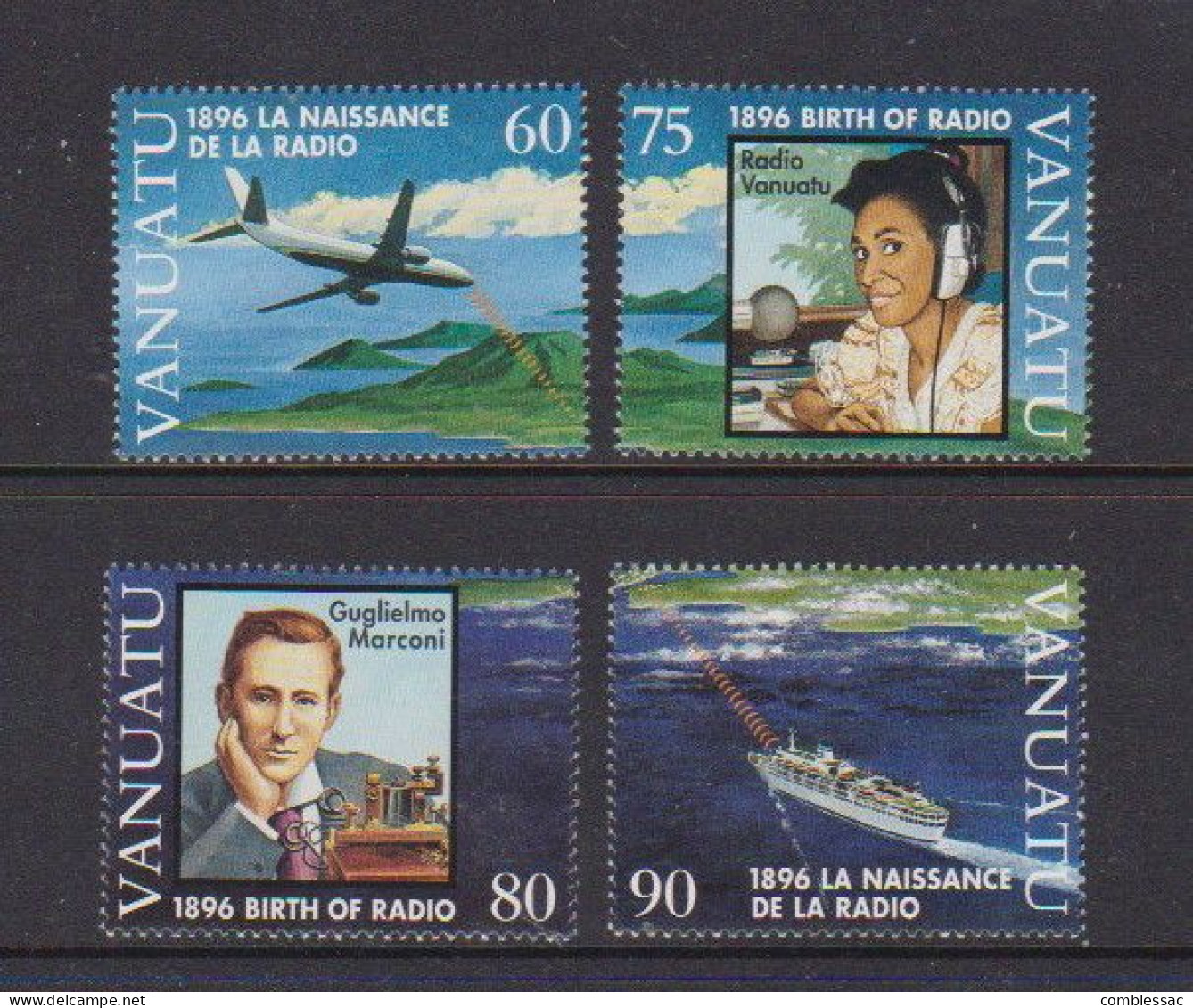 VANUATO    1996    Centenary  Of  Radio    Set  Of  4    MNH - Vanuatu (1980-...)