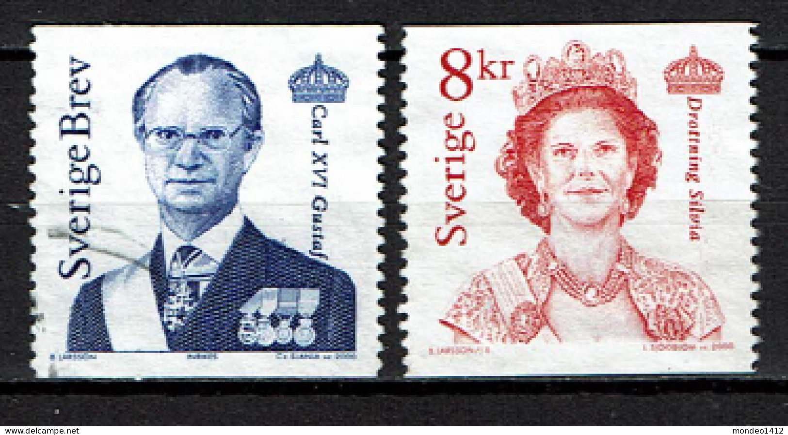 Sweden 2000 - King Carl XVI Gustaf And Queen Silvia - Used - Usati